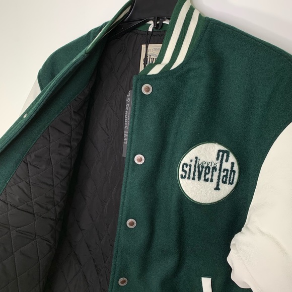 levis silvertab varsity jacket